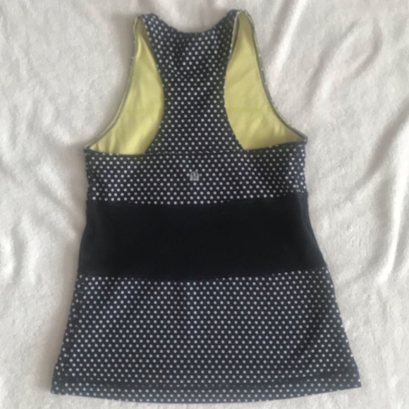 Lululemon Polkadot Tank with built in bra - Picture 3 of 3